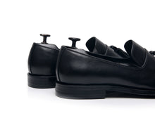 British retro colored handmade genuine leather penny loafers