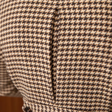 White plaid tweed Polo coat