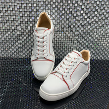 men's rivet small white shoes all match flat sneaker shoes
