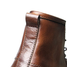 6 hole ami khaki lace-up motorcycle boots round toe work shoes martin boots