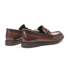 Handmade Vintage British Style Soft Leather Horsebit Slip-On Loafers