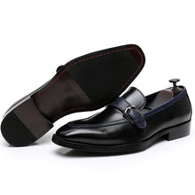 Vintage Buckle Slip-On Loafers