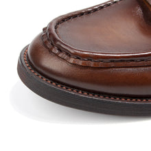 Handmade Vintage British Style Soft Leather Horsebit Slip-On Loafers