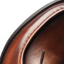 Vintage hand-washed cowhide kangaroo shoes platform casual leather shoes derby shoes