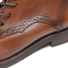 Engraved retro high-top casual short Leather boots breathable martin boots