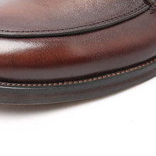 Leather British fashion retro distressed casual derby shoes dress shoe