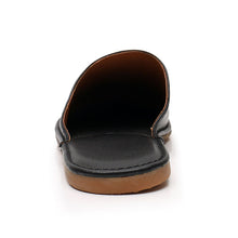 Summer British leather slip-on lazy half slippers sandal