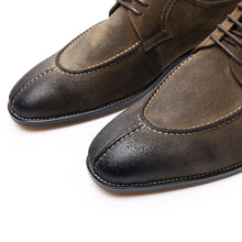 Italian Leather Hand Sewn Gentleman Derby Shoes