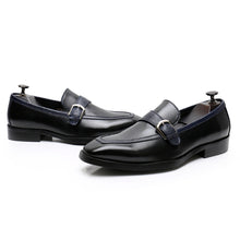 Vintage Buckle Slip-On Loafers