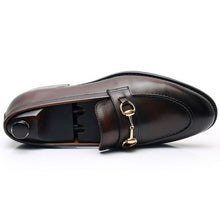 British slip-on business lazy casual horsebit loafers