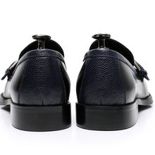 Vintage Buckle Slip-On Loafers