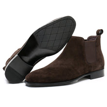 Suede Leather Chelsea Boots For Men's