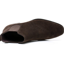 Suede Leather Chelsea Boots For Men's