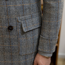 Taupe Tweed Herringbone Polo Coat