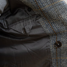 Taupe Tweed Herringbone Polo Coat