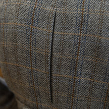 Taupe Tweed Herringbone Polo Coat