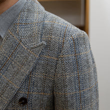 Taupe Tweed Herringbone Polo Coat