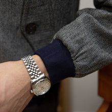 Gray tweed 50% wool herringbone G9 jacket