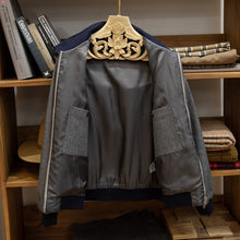 Gray tweed 50% wool herringbone G9 jacket