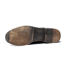 Handmade Italian brown and black chukka boots