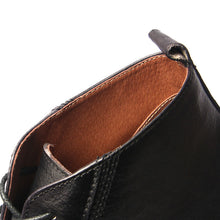 Handmade Italian brown and black chukka boots