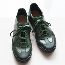 German trainer shoes vegetable tanned retro casual leather sneakers